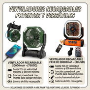 Ventilador recargable de mesade larga duración llamar o escribir al 54816397  Ventilador recargable FX13 20000mah - Img 56370460