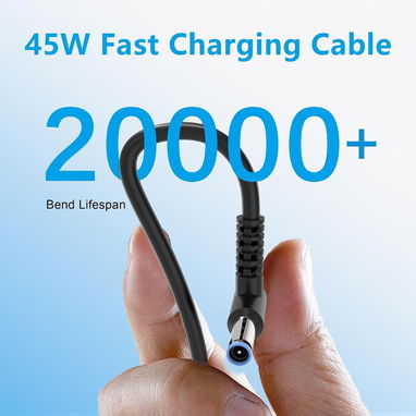 Cargador de 45 W compatible con cargador de portátil HP Punta azul 4.5 3.0 mm 53274327 - 2/7