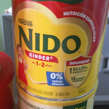 Nido de edad escolar,Nan 1 y Nan 2 Leches Nido diferentes gramajes, Nido deslactosada , Nan, Enfamil - 4/8