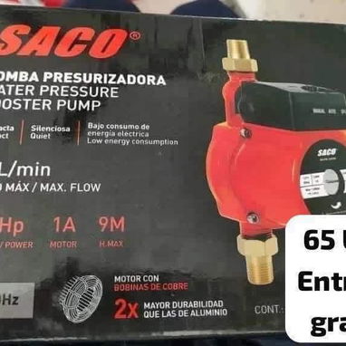 LADRÓN DE AGUA AUTOCEBANTE /MOTOR O BOMBA PERIFÉRICA 1/2 y 1 HP/BOMBA CENTRÍFUGA/PRESURIZADOR/ENTREGA GRATIS/ - Img 120180416