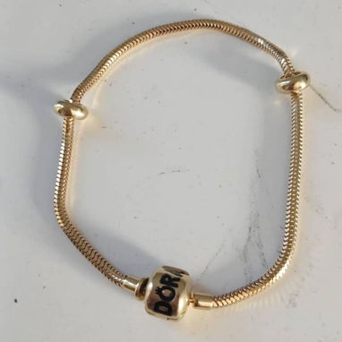 Manillas, pulseras y tobilleras de oro 10k - 6/8