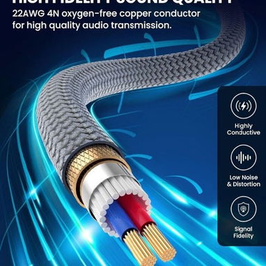 Cable de Audio USB-C a 1/4" TRS – 3.3 ft (1 metro) | 📦 NUEVO EN CAJA - 5/5