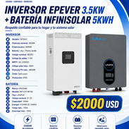 INVERSOR EPEVER 3.5KW + BATERIA INFINISOLAR 5KWH. yoasankey 💯 - Img 56888907