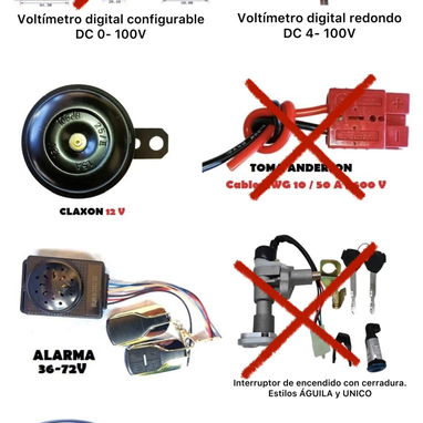 Accesorios y piezas de motos eléctricas y bicimotos - 8/10