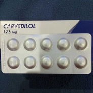 Venta de Carvedilol. Blíster de 10 tabletas de 12.5 mg en 1200 pesos - Img 56687302