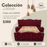 Coleccion Deluxe Cama con Colchon de calidad Premium Confort Home - Img 55342839