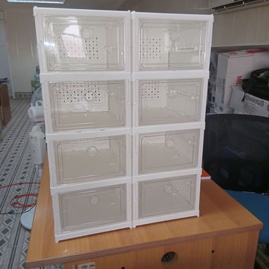 CAJONERA DE ZAPATOS PLEGABLE DOBLE - 3/10
