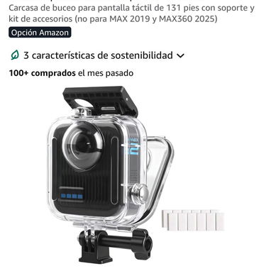 Go pro Max 2 Cámara de acción + 360 nueva en caja y accesorios - 2/3