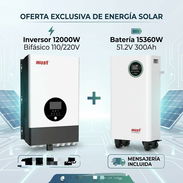 Inversor 12 kw + Batería 15 kwh - Img 57890617