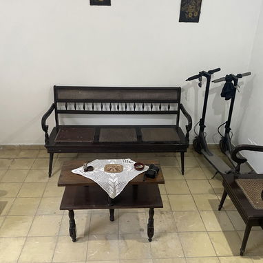 🔈Vendo juego de sala de madera (LEER TODO) - Img 120743786
