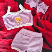 Conjunto de 3 piezas para las nenas 2-6 meses - Img 56891744
