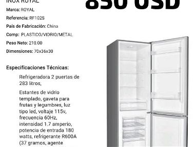 Refrigerador, frigidaire, fríos, refrigeradores - Img 66516345