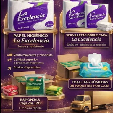 ***🧻📦 ¡Papel Higiénico La Excelencia al por mayor! WhatsApp 58079455 - Img 121668573