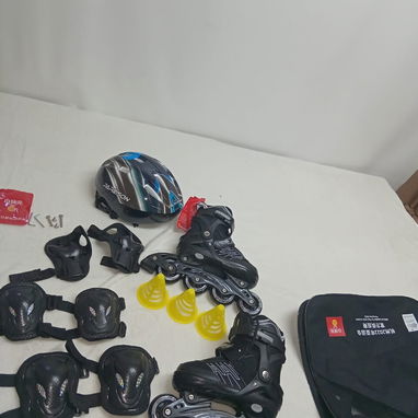 🛼 SET COMPLETO 🛼 DE PATONAJE. PATINES LINEALES + CASCO + RODILLERAS+ CONOS. TL 54833699 - Img 118421711