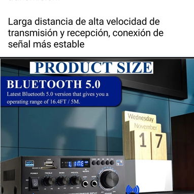 AMPLIFICADOR ALTA CALIDAD. NEW. GARANTÍA - Img 124041043