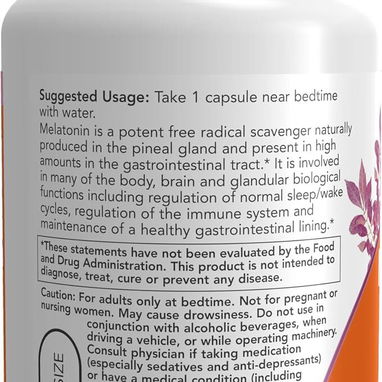Melatonina 3mg (NOW Foods · 60 cápsulas) - 2/6