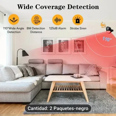 Alarma Inalámbrica con Sensor de Movimiento - Img 127397117