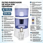 FILTRO PURIFICADOR DE AGUA POR GRAVEDAD - Img 55678968