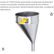 Petróleo Embudo galvanizado - Img 56190075