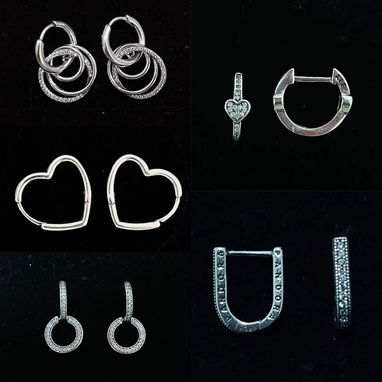 Aretes, anillos, cadenas y cierres de seguridad Pandora - Img 110925207