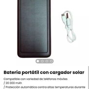Batería portátil con cargador solar* Power Bank / Batería portátil para teléfonos - Img 45570574