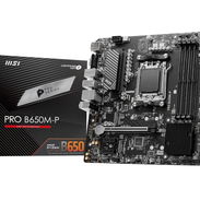 MSI PRO B650M-P V1 - Placa Base Micro-ATX AM5, DDR5, PCIe 4.0, M.2 Gen4, LAN 2.5G 🌐 191.64 USD - Img 57021989