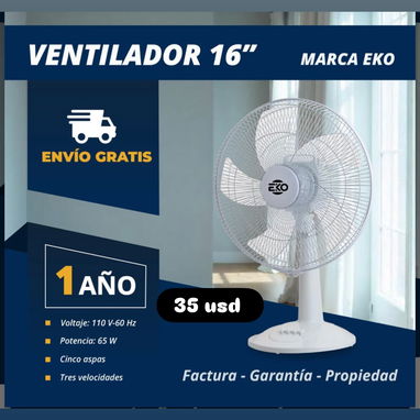 Ventilador  de mesa y de torre. Nuevos con garantía y domicilio gratis - 3/3