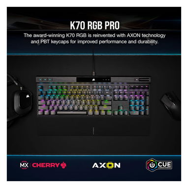 JUEGO GAMER DE MOUSE LOGITECH(G502 HERO) + TECLADO CORSAIR K70 PRO RGB|25600 DPI|MECANICO|SELLADO_53849890_ - Img 102826665