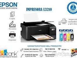 Impresora Multifuncional Epson L3210 EcoTank, con Sistema de Tinta Continua, Wifi, Nueva en Caja, con 4 Pomos de Tinta - Img 67700984