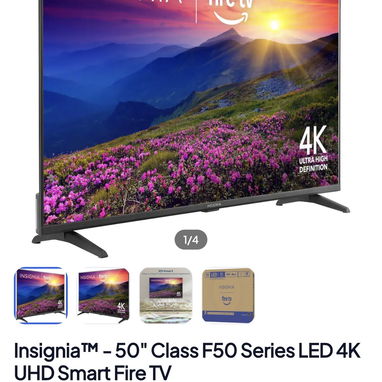 Insignia™ - 50" Class F50 Series LED 4K UHD Smart Fire TV - 4/4