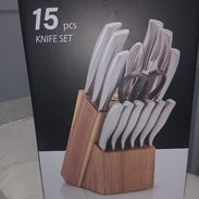 🧑🏾‍🍳 PARA LA CASA 🧑🏾‍🍳 SET DE CUCHILLOS 15 PIEZAS. SERVICIO DE MENSAJERÍA CON FACTURA Y GARANTÍA. TLF 54833699 - Img 54678870