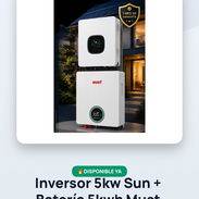 Inversor 5kw Sun + Batería 5kwh Must* - Img 56215003