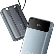 Power Bank JOYFAR 30000mAh con Cables Integrados y Carga Rápida 22.5W, Batería Portátil de Alta Capacidad - Img 56164011