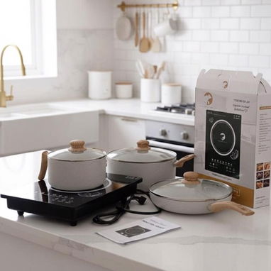 Combos de inducción con sus calderos, cocina de inducción con calderos - Img 116662436