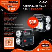 💡 LÁMPARA 💡 RECARGABLE HNB-7718-2W. TENEMOS MENSAJERÍA CON FACTURA Y GARANTÍA. TLF 54833699 - Img 57825347