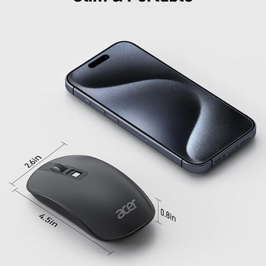 đ±ïž MOUSE INALĂMBRICO ACER SLIM 2.4G USB, 4 BOTONES, DPI AJUSTABLE, HASTA 10M â ENVĂO DISPONIBLE HABANA + GARANTĂA - Img 99763859