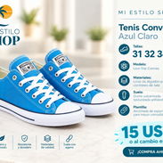 Tenis estilo converse de niños 15 usd - Img 58424416
