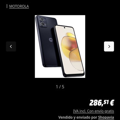 Ultimo precio motorola G73 5g 8 gb ram 120 hz micro gama alta en caja y mas..este movil es mucho mas caro - Img 120790971
