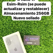iPhone 17 negro Versión Esim-Rsim Nuevo sellado 📦. W - Img 55071423