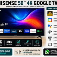 🔥 TELEVISOR HISENSE 50” 4K GOOGLE TV🔥 NUEVO EN CAJA 🔥 BUEN PRECIO 🔥 - Img 56833172