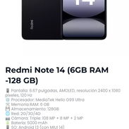 Redmi Note 14 (6GB RAM -128 GB) - Img 56863771