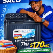Lavadora semiautomática saco 7kg - Img 55217121