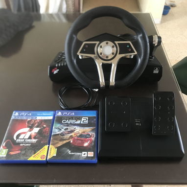Volante y pedales ps3 ps4 pc - Img 123624470
