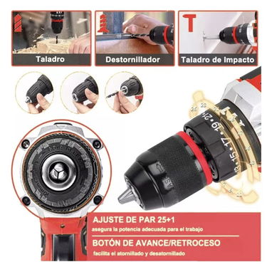 Kit de herramientas, Con todos sus aditamentos, 2 Baterías de 48 volt - Img 114674577
