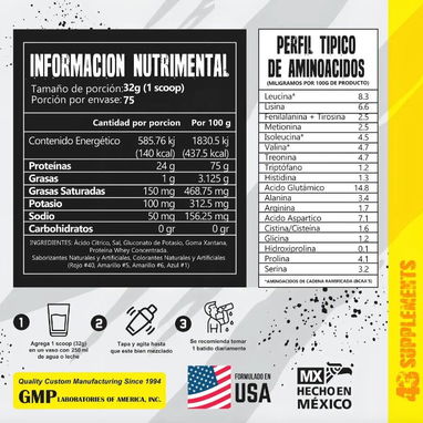 PROTEÍNA HIDROLIZADA 2.4 KG - Img 125584869