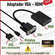 Adaptador de HDMI a VGA y de VGA para HDMI* 3 modelos para conectar laptop o PC con TV o monitor - Img 45454525