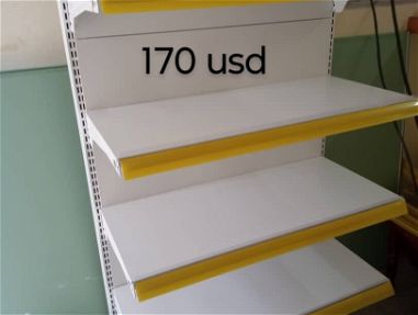 Góndolas  o estantes metálicas importadas para tiendas y mercados. - Img 66769540