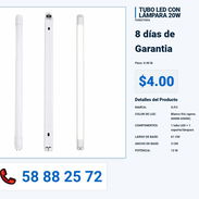TUBO LED CON LÁMPARA 20W VPT-0375 - Img 55993520
