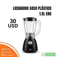 Batidora Vaso Plástico 1.5 Litros EKO - Img 55632324