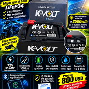 ‼️Oferta Baterias 72x35 LiFePO4 K-Volt - Img 58166961